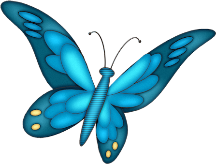 Fotos De Mariposas Celestes - Borboletas Gif (487x389)