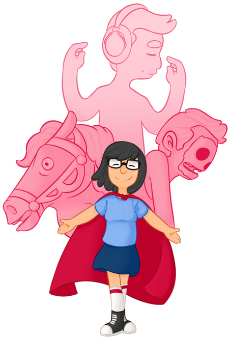 Dirty Books Of The Rich And Famous - Bob's Burgers (500x707)