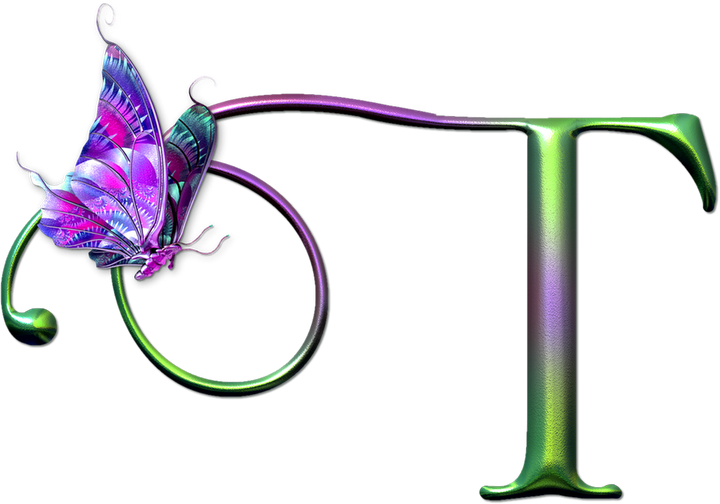 Alfabeto De Mariposas - Letter (720x504)