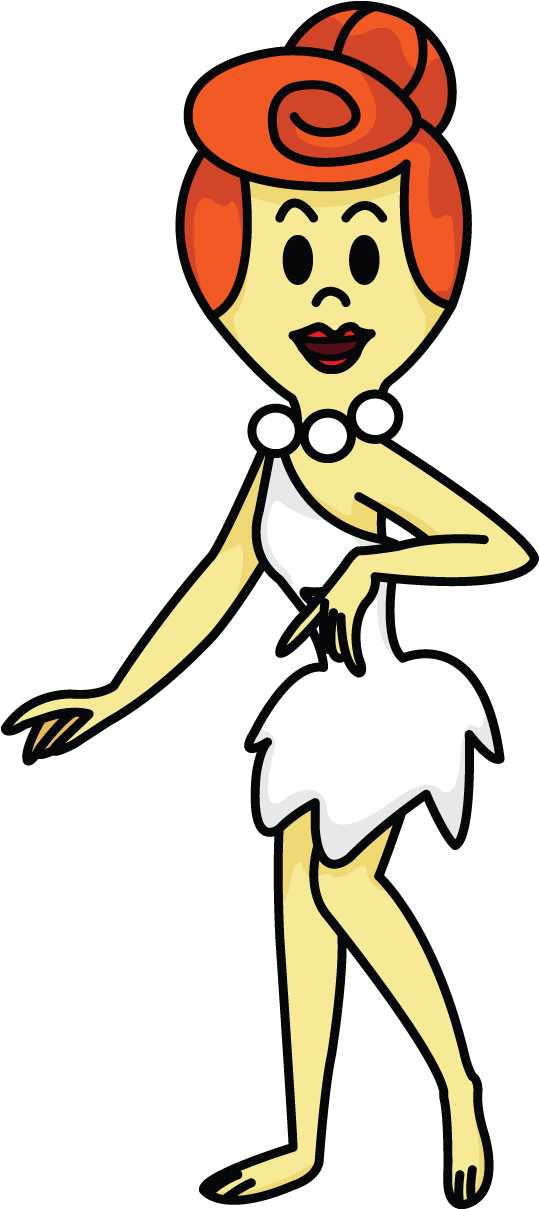 Wilma Flintstone Drawing Tutorial Http - Wilma Flintstone No Background (720x1280)