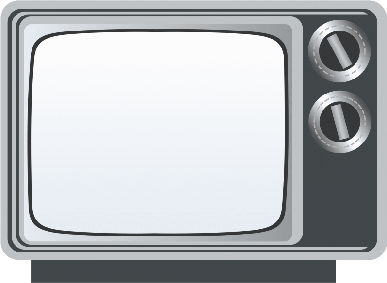 Free Png Old Television Png Images Transparent - Old Black And White Tv Png (850x680)