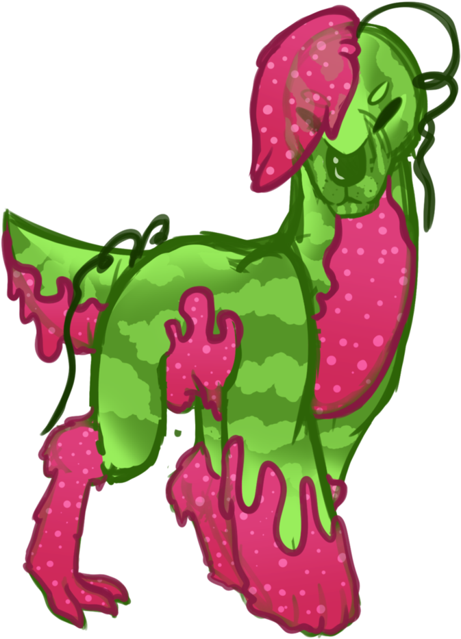 Watermelon Jello Current Owner @hitmewithbrokenleave - Animal Figure (777x1027)