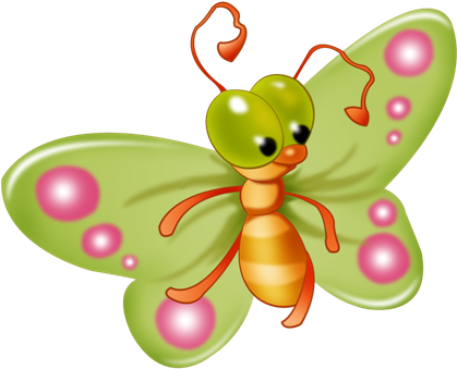 Tube - Papillon Cartoon (600x600)