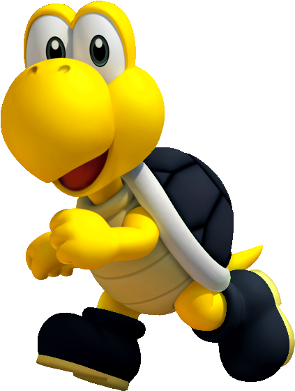 Gallery For > Yellow Koopa Shell - Turtle From Mario Kart (430x566)