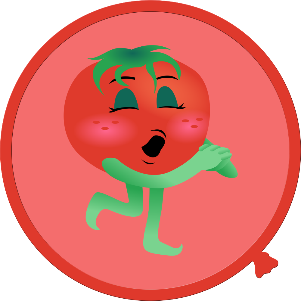 Cartoon Fruit And Vegetable Wall Decals - Wall Decal (1000x1000)