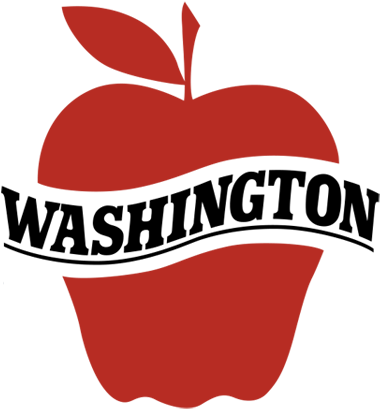 Washington Apple Commission - Washington State Apple Logo (399x418)