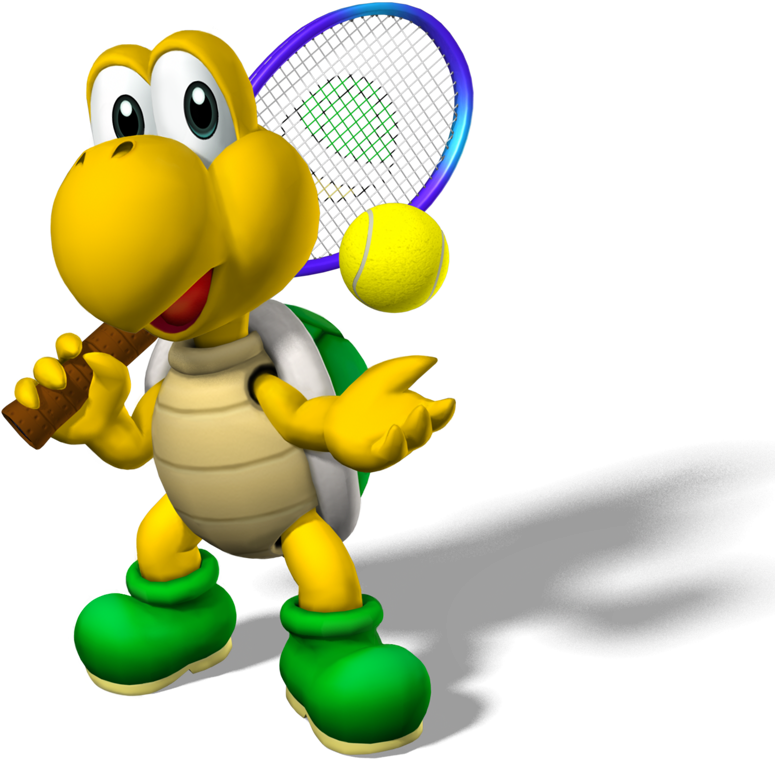 Koopa Mpt Artwork - Mario Power Tennis Koopa (788x768)