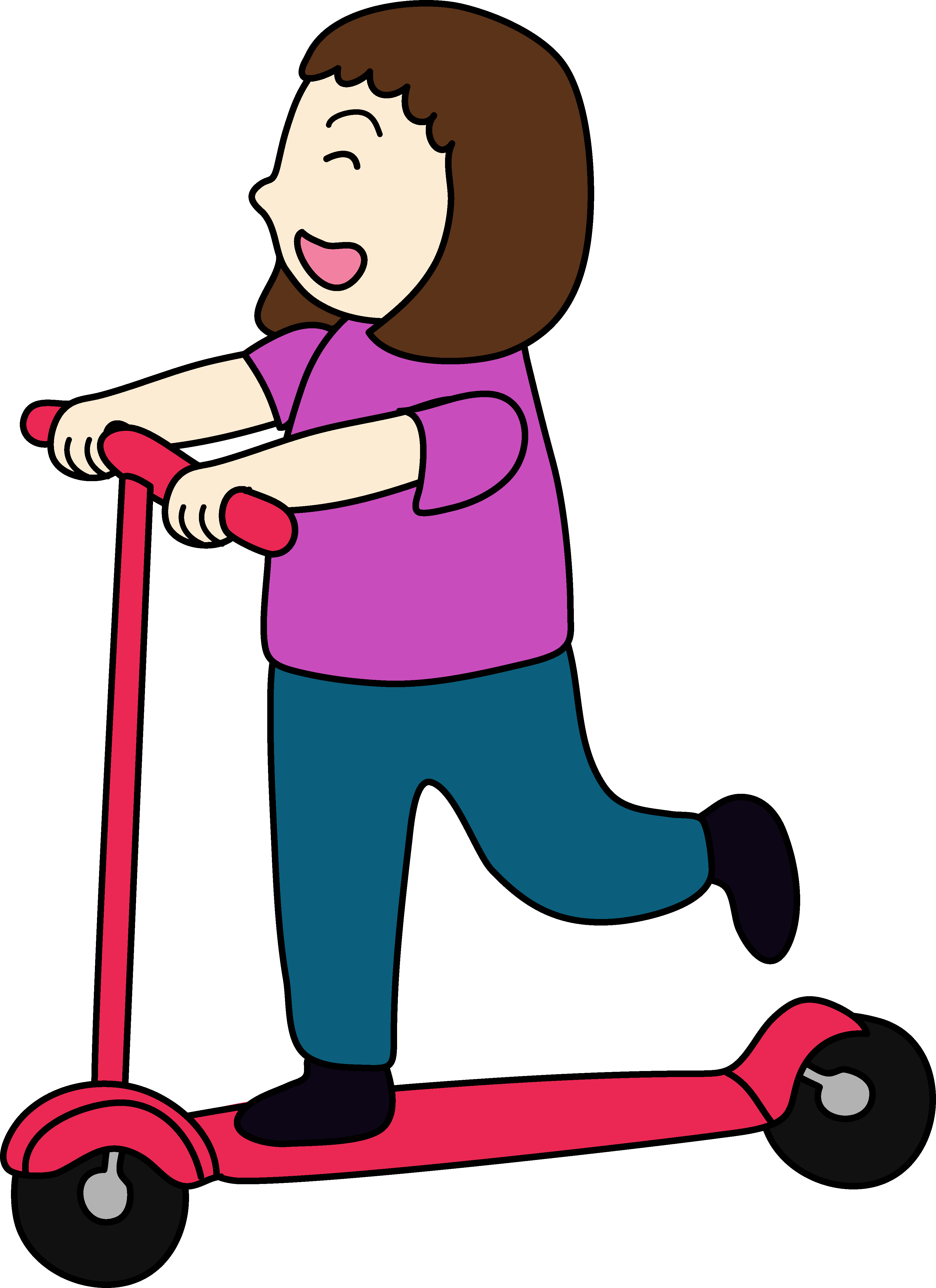Scooter Clipart - Clip Art (3590x4939)