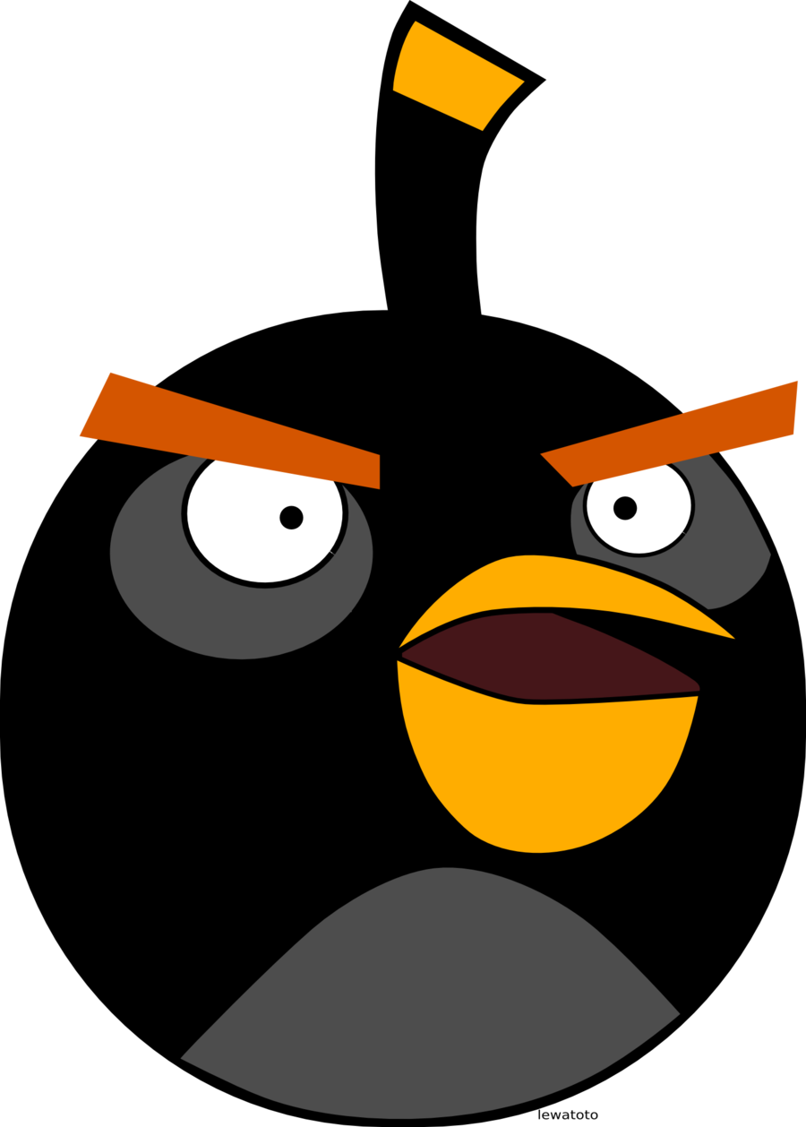 Angry Birds Coloring Pages Blackbird - Angry Birds 2 Black Bird (900x1258)