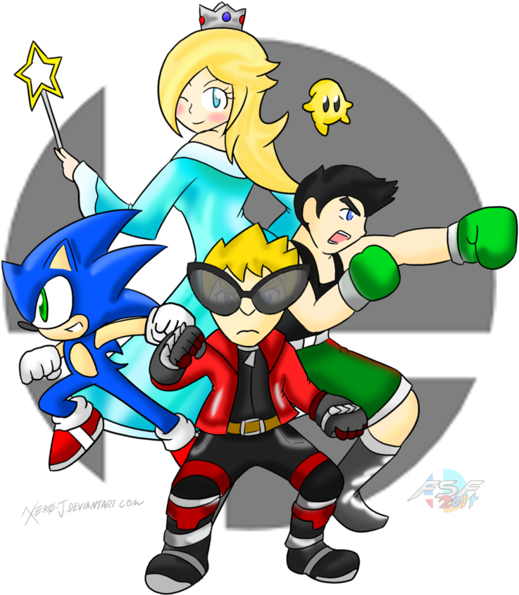 Smash 4's New Mains By - Cartoon (848x942)