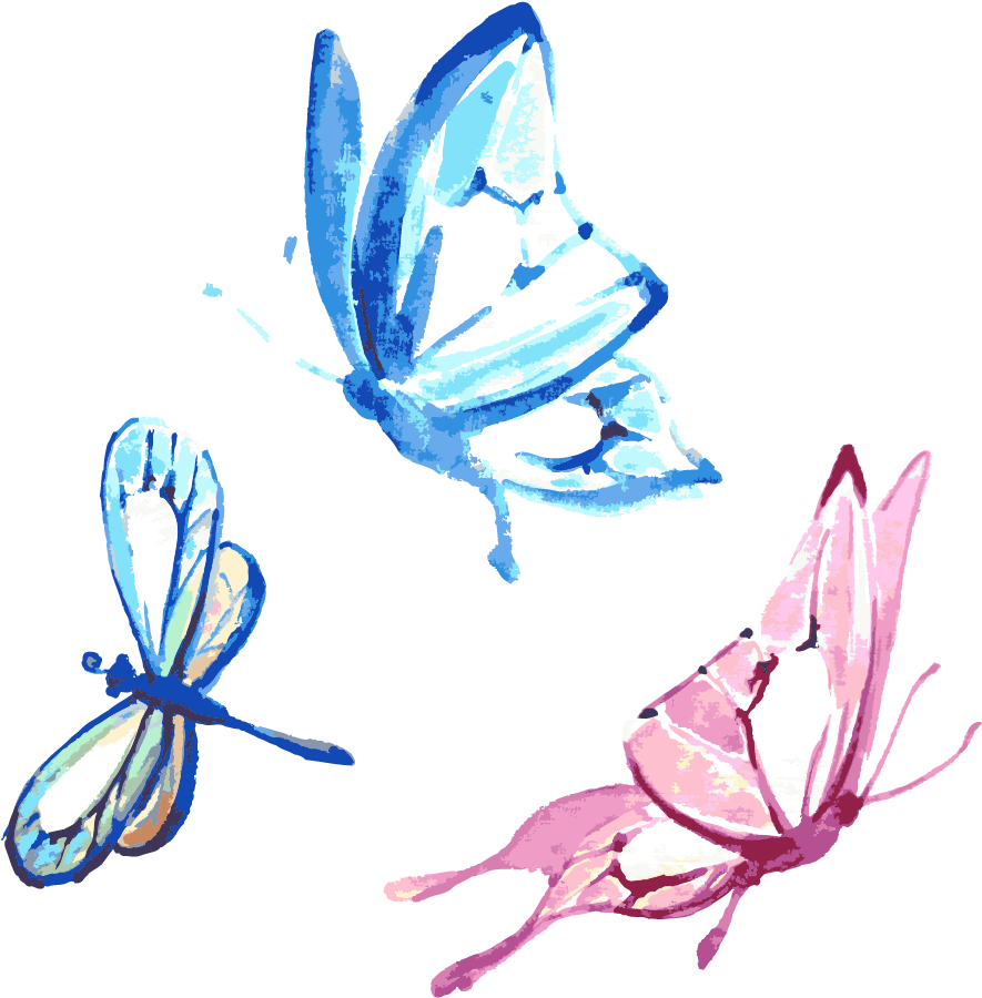 Butterfly Watercolor Painting - Butterfly Watercolour Vector (1031x950)