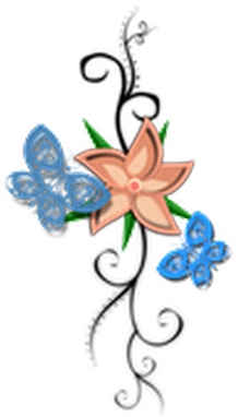 Butterflies Three Messages Sticker-9 - Zazzle Schmetterlings-blau Poster (408x408)