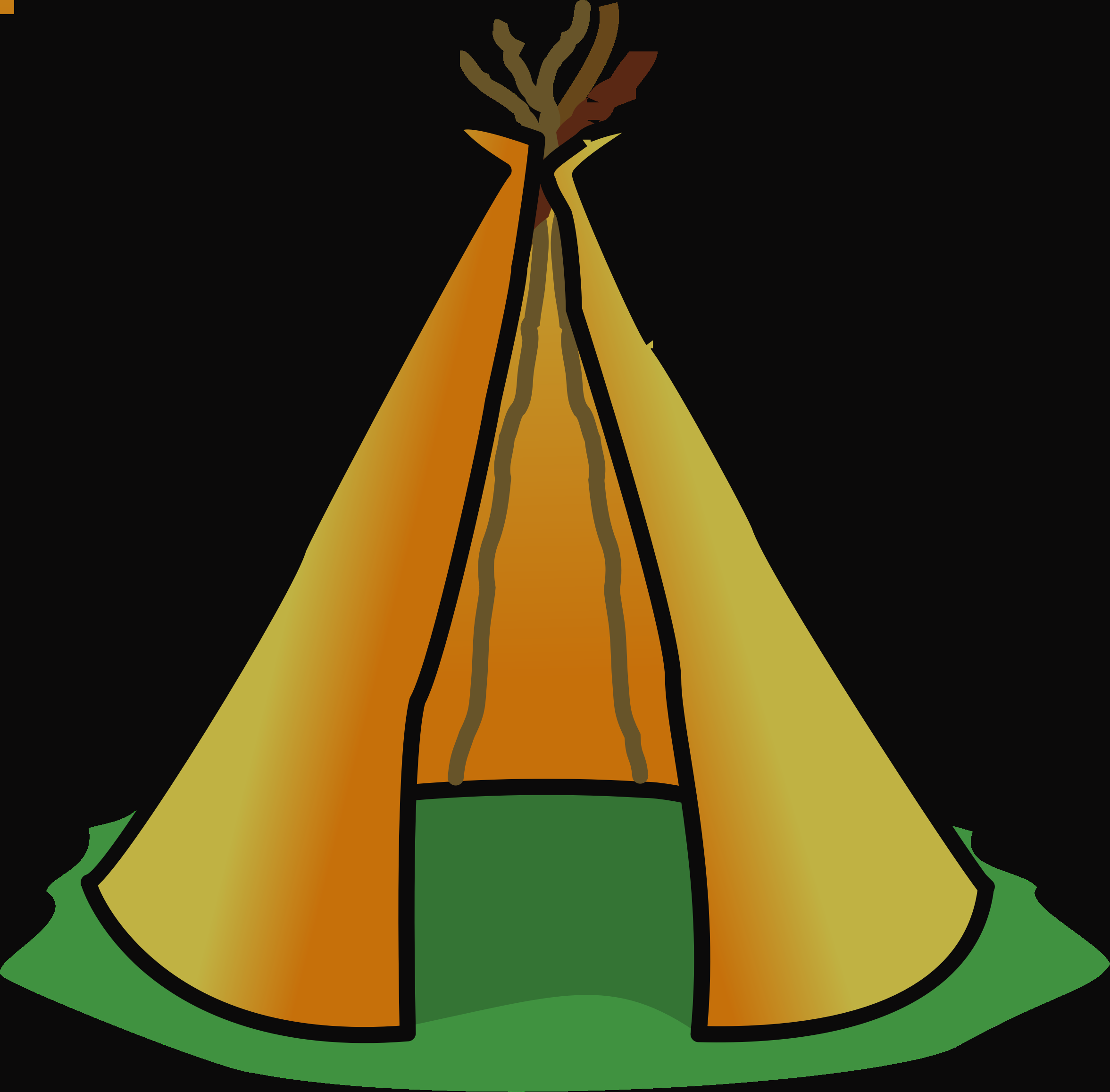 Clipart Teepee Clip Art - Homes Clipart (2353x2314)