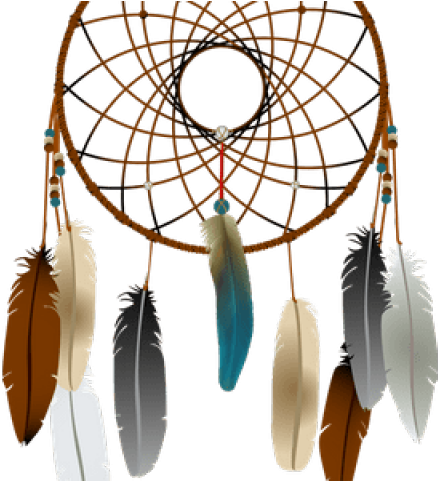 Dreamcatcher Clipart Transparent - Organza Brown Necklace With Glass Cabochon (640x480)
