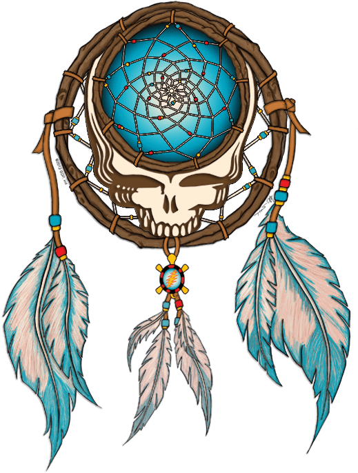 Colourful Dream Catcher Hippie Transparent Png - Grateful Dead Steal Your Face (700x700)