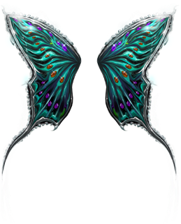 Bejeweled Butterfly Wings - Bejeweled Butterfly Wings (258x535)