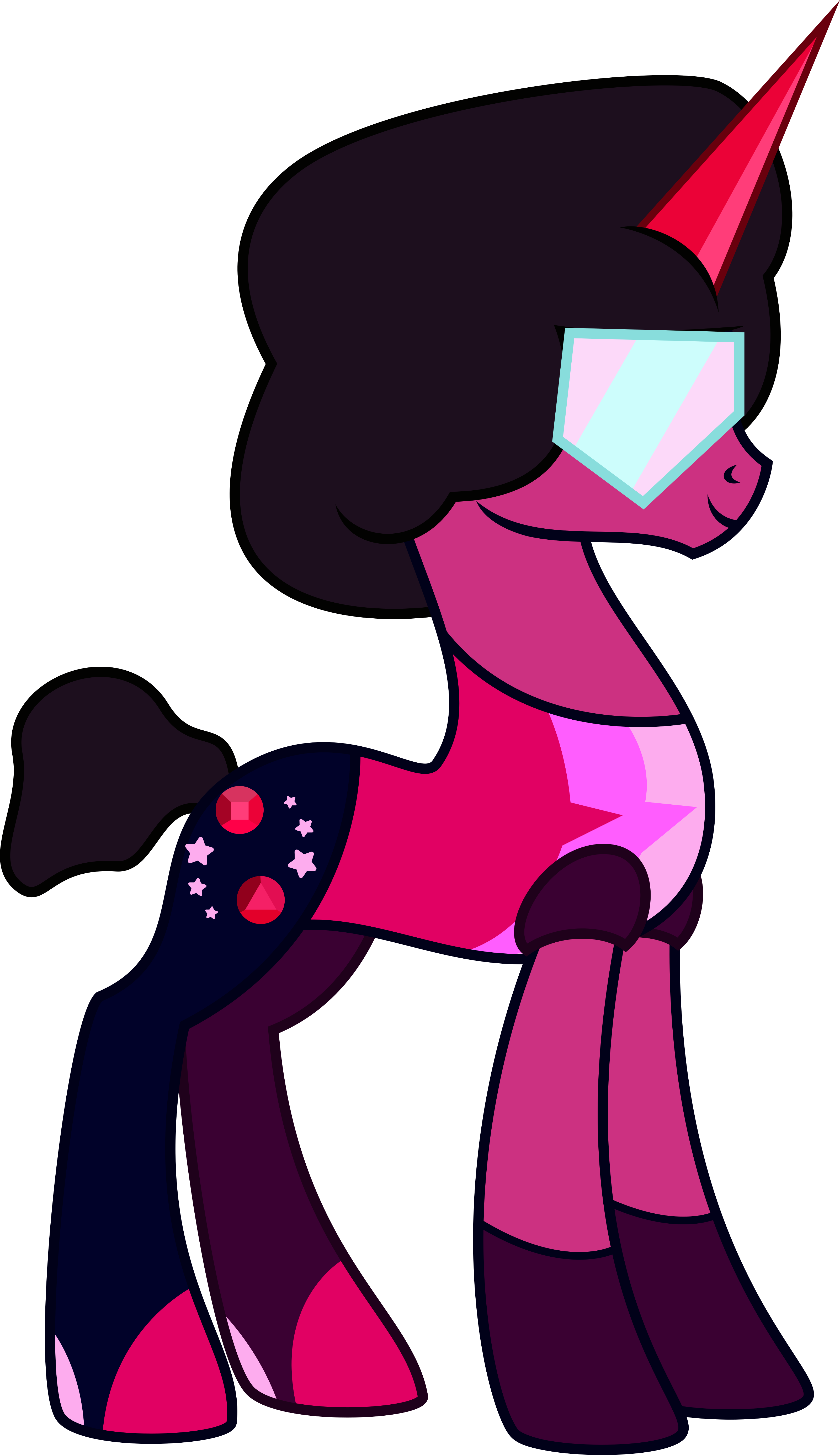Su Garnet - Steven Universe Garnet Pony (3202x5546)