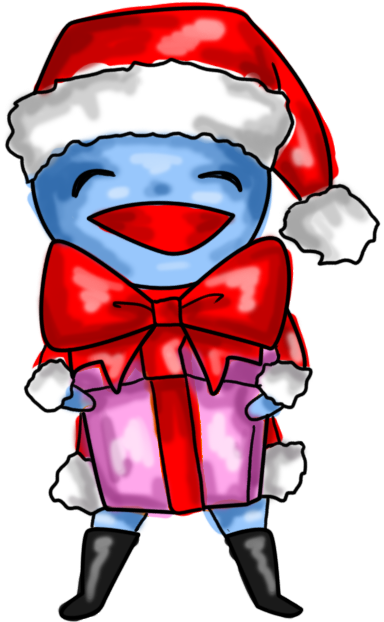 A Nuffnang Christmas Man By Blue Crane Designs - Cartoon (700x700)