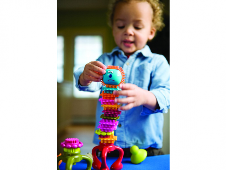 B-toys Stavebnica Spinaroos - B. Toys Bristle Block Spinaroos (780x975)