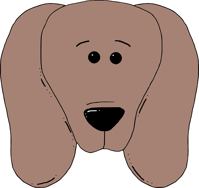 Faces, Face, Cartoon, Template, Dog, Mammals - Dog Face Clip Art (640x605)