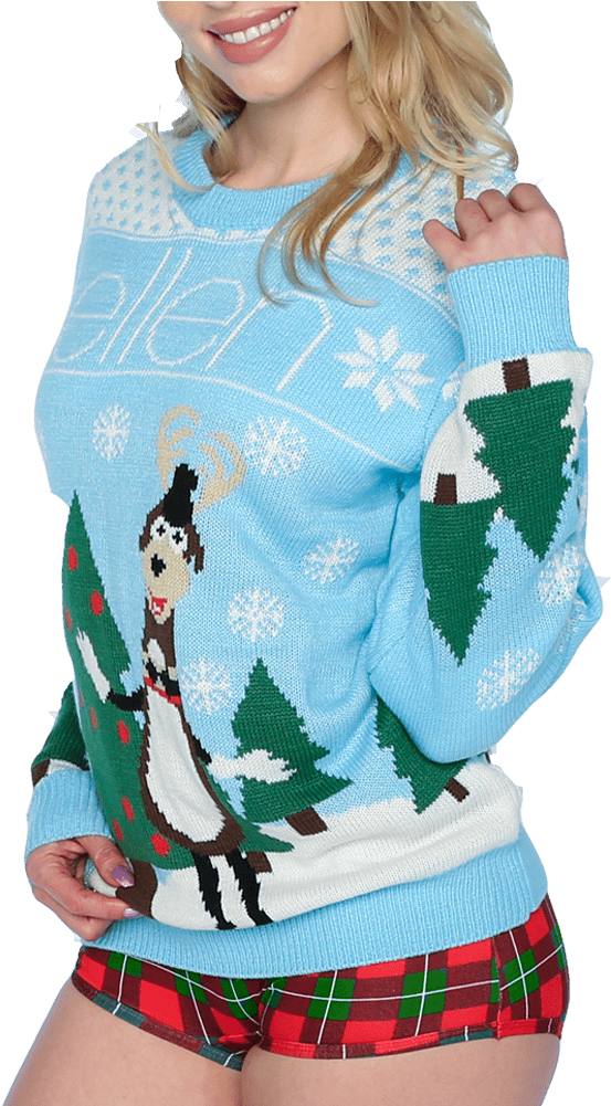 Ellen Degeneres Christmas Sweater (1000x1000)