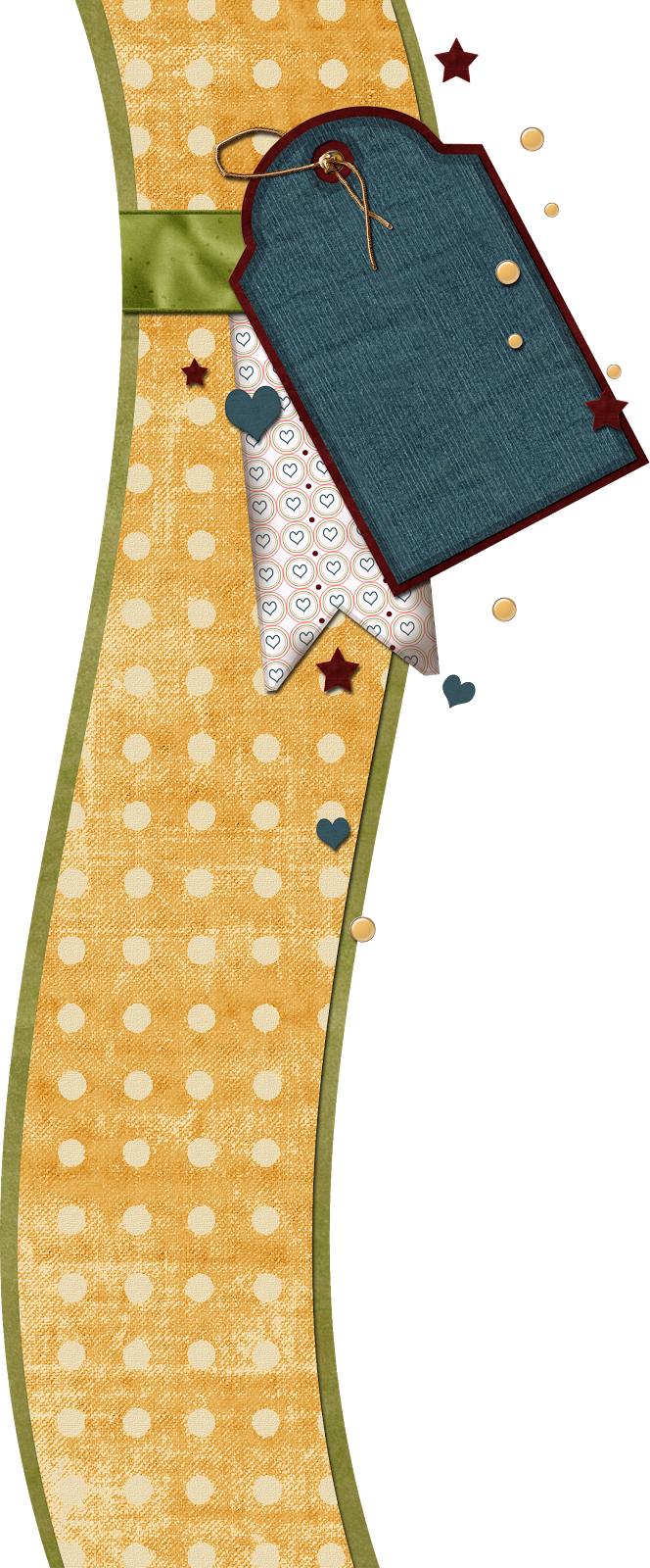 Scrapbooking Tammytags Tt - Digital Scrapbook Elements Free Yellow (664x1600)