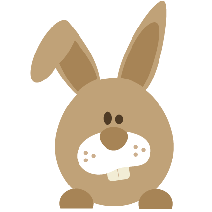Easter Bunny Svg File For Scrapbooking Cards Free Svgs - Transparent Png Easter Bunny Png (432x432)