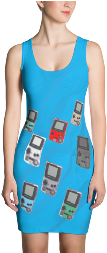 Size And Fit Guide - Bugger Off: All-over Sublimation Print, Dress (500x500)