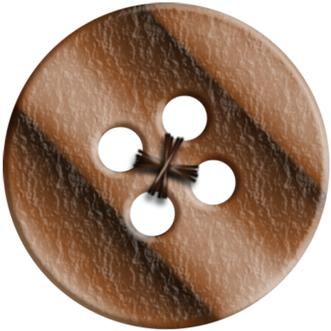 Bouton En Bois Pour Scrapbooking - Wooden Button (500x500)
