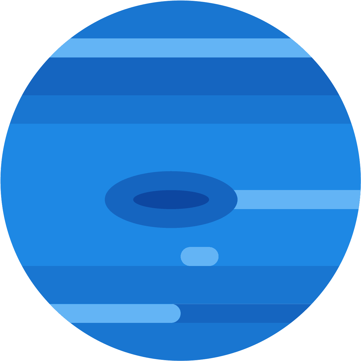 Neptune Planet Icon - Neptune Planet Png (1600x1600)