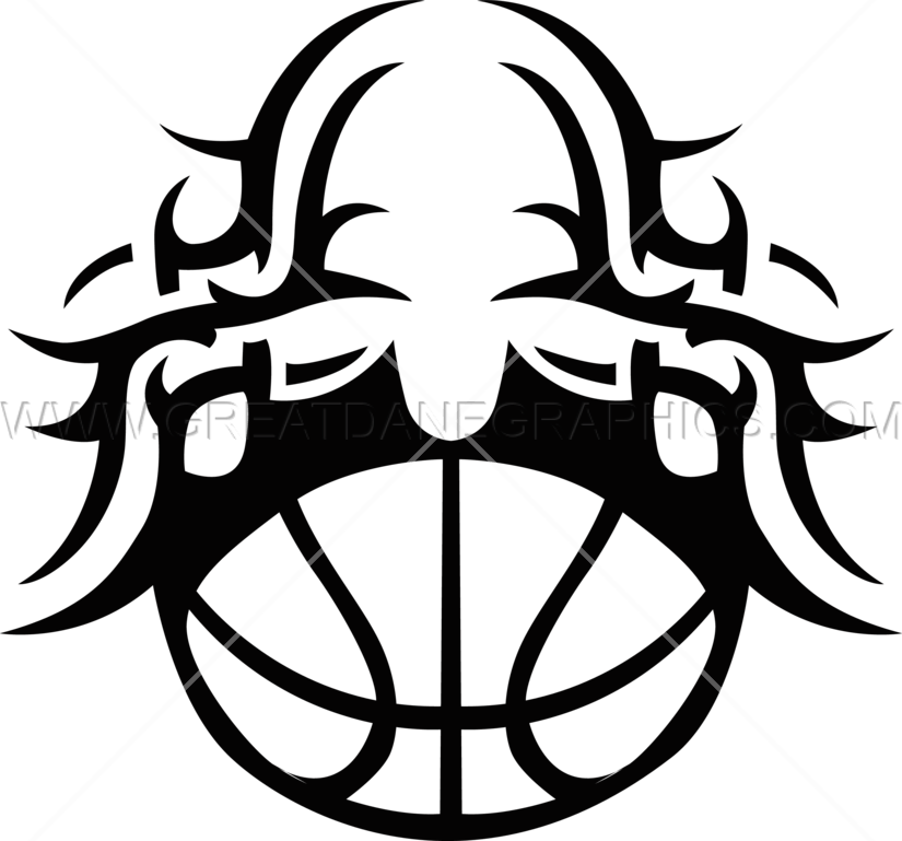 Tribal Half Basketball - Basketball (825x769)