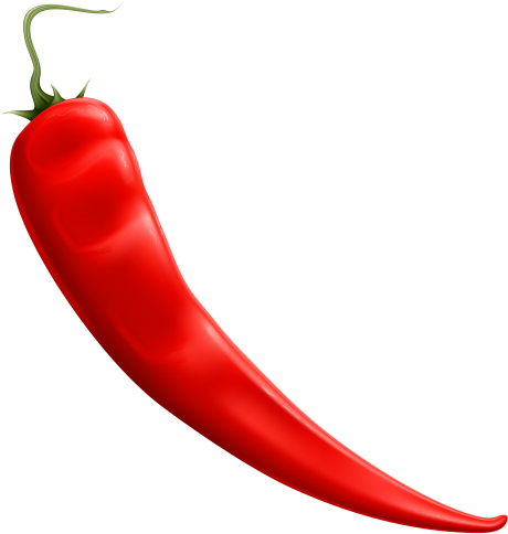 Red Chili Pepper Png Clipart In Category Vegetables - Chili Pepper Png (475x500)