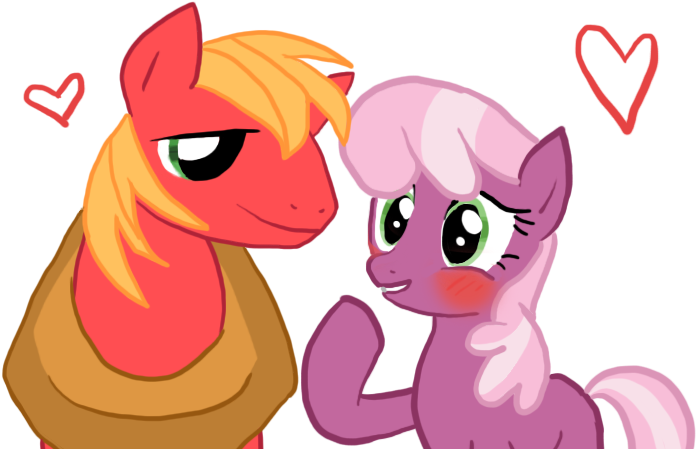 My Little Pony, La Magia De La Amistad - Big Mac X Cheerilee (709x454)
