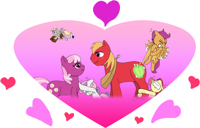 Big Mac And Cheerilee And Fluttershy - Big Mcintosh (900x600)