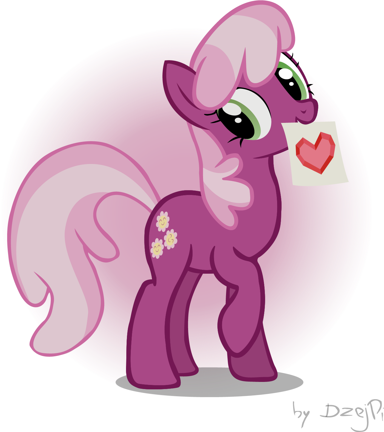 Valentine - My Little Pony Cheerilee (1400x1500)