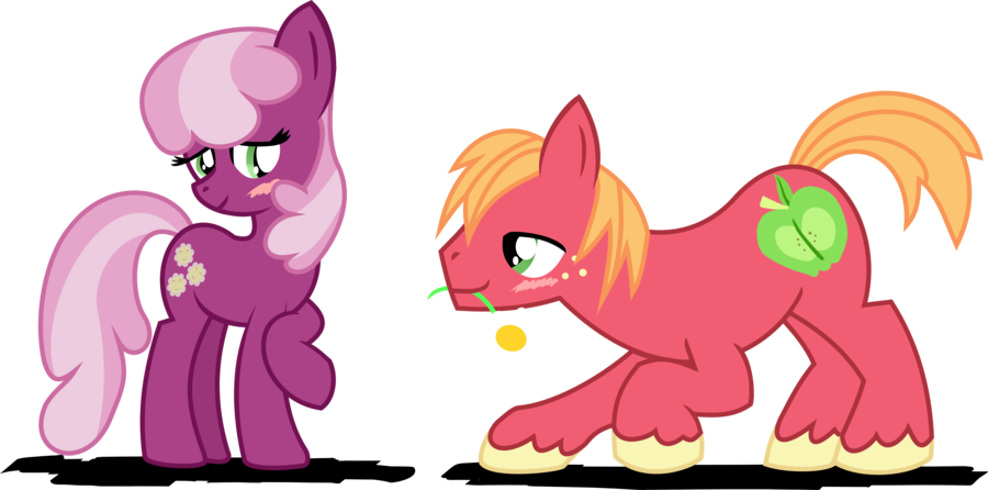 Austerity Means Only Half As Many Episodes [archive] - Big Macintosh And Miss Cheerilee (900x446)