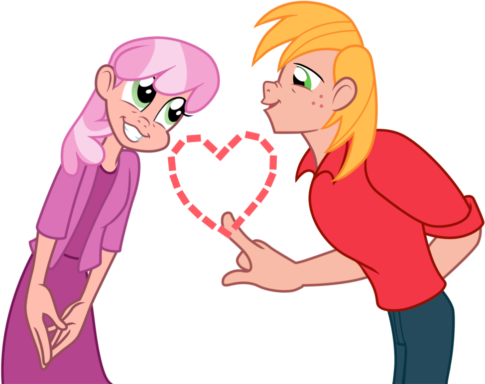 Big Macintosh And Cheerilee - My Little Pony Big Macintosh (1024x794)