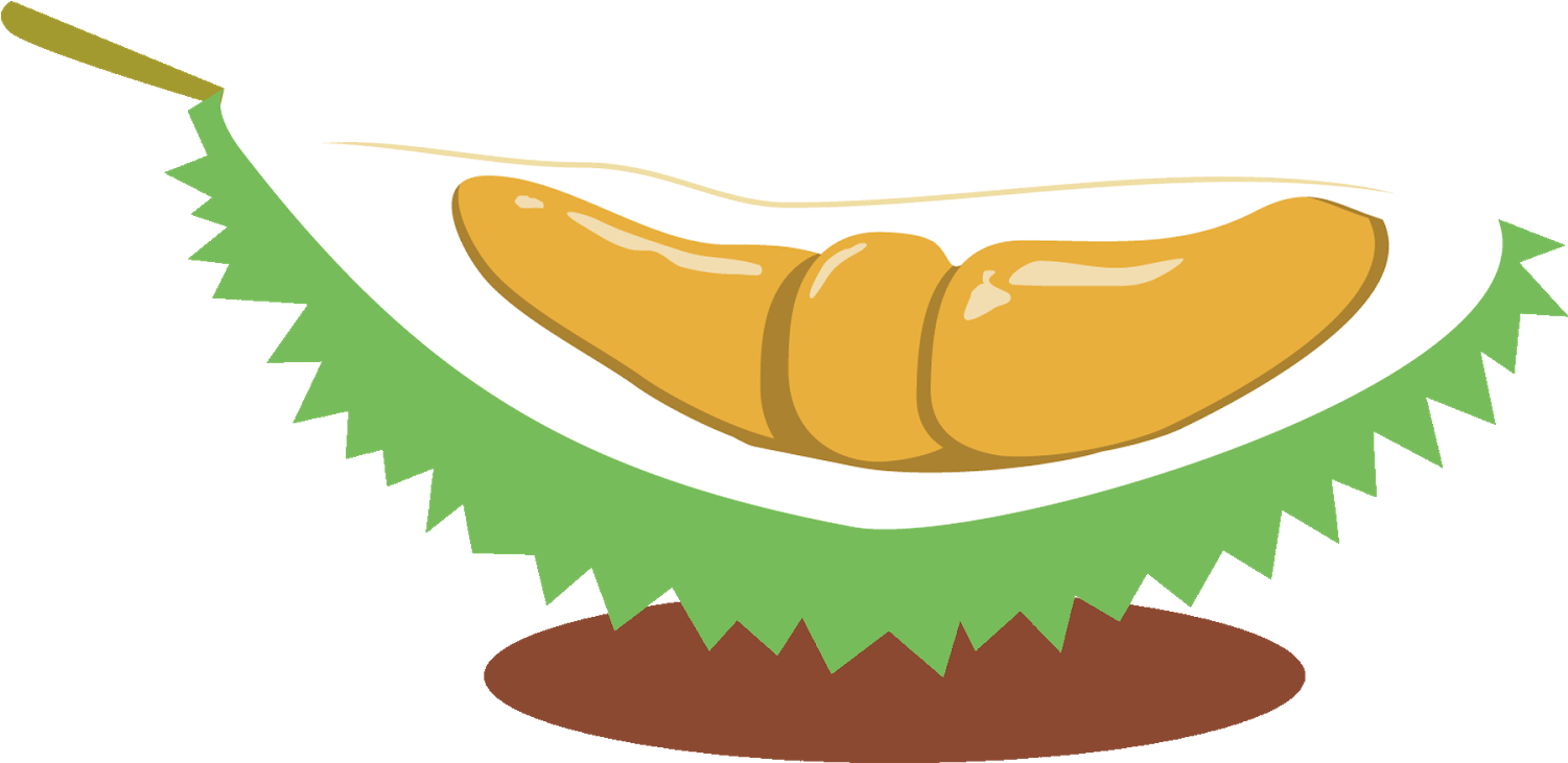 Durian Fruit Clipart Free - Circle Logo Template Png Hd (1600x900)