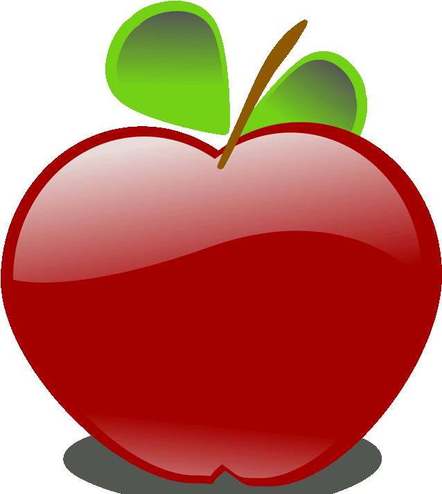 Clipart Buah Apel - Red Apple Shower Curtain (1280x800)