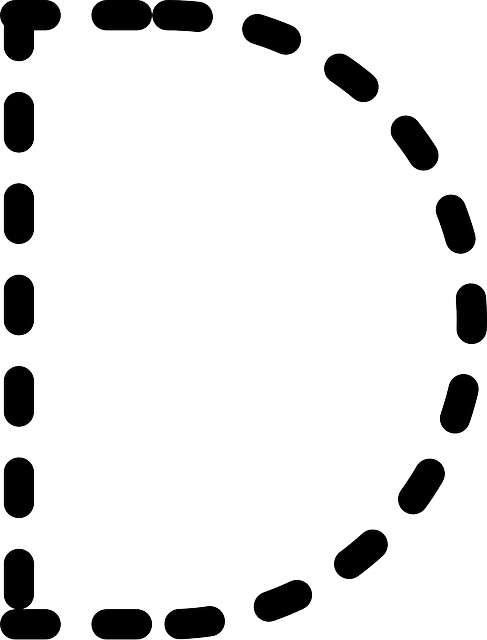 Education, Kids, Letter, Letters, Children - Letter D To Trace (487x640)