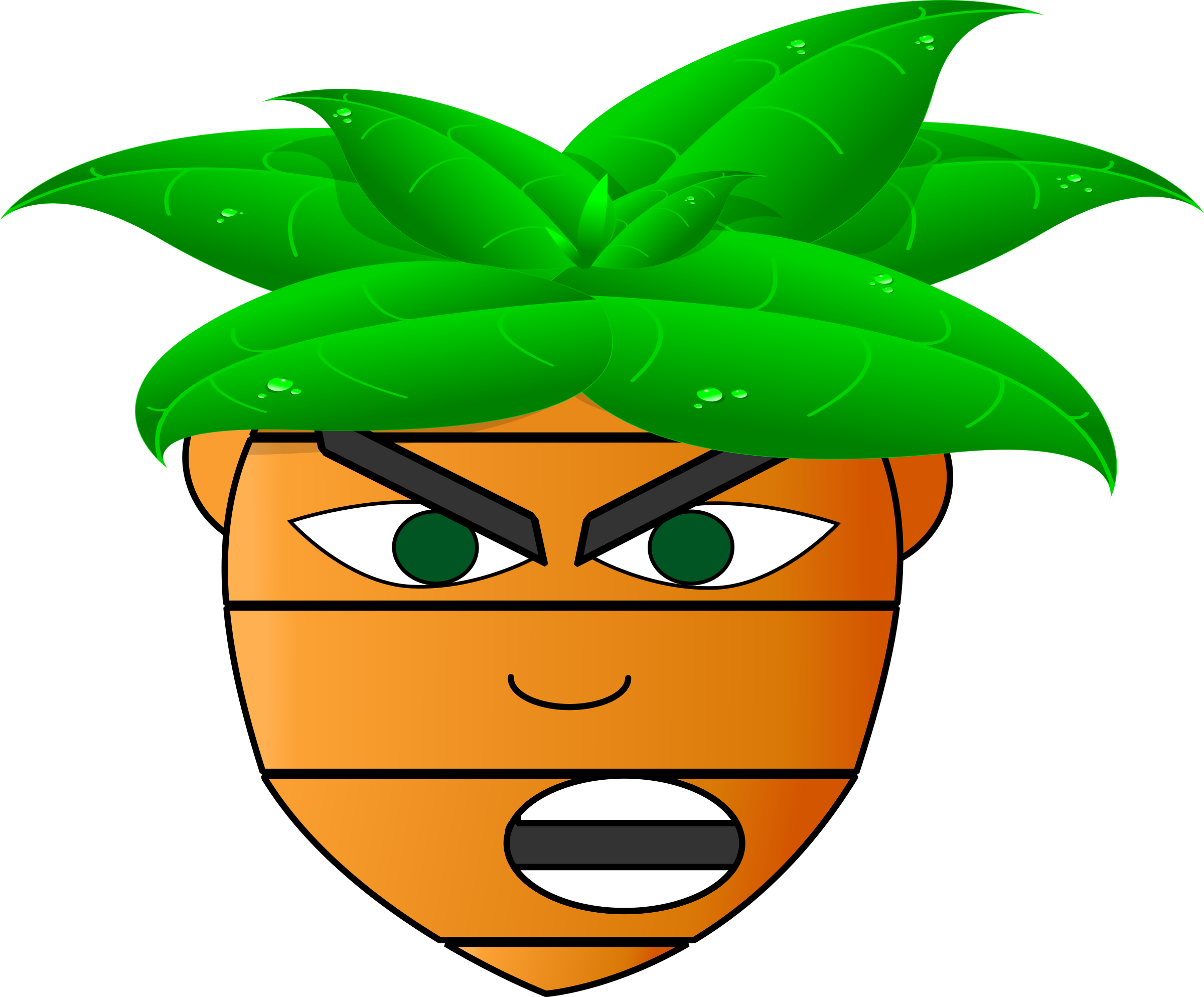 Wortel, Pahlawan, Pria, Superhero - Carrot Man Clipart (1280x1059)