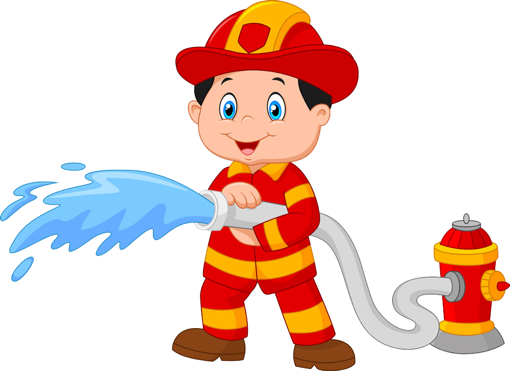 Firefighter Cartoon Fire Hydrant Royalty-free - Firefighter Cartoon (1000x727)