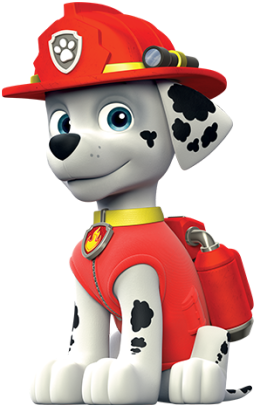Unique Firefighter Background Photocall Patrulla Canina - Marshall Paw Patrol (480x445)