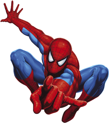 Nice Tarantula Clipart 9agraphicnovelreviews Spiderman - Spiderman Clip Art (369x430)