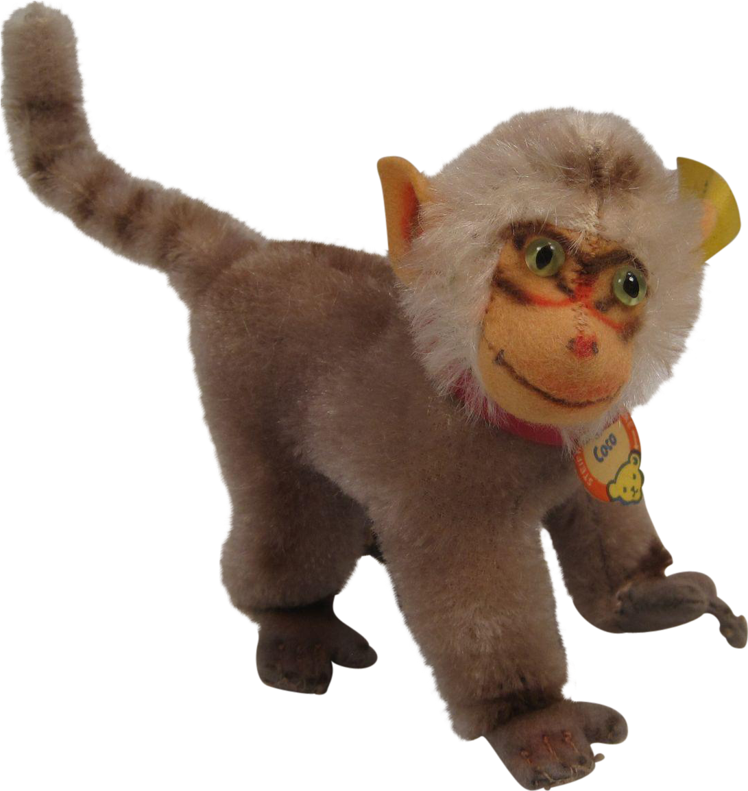 Steiff's Smallest Coco Baboon With All Ids - Cat Grabs Treat (1153x1153)