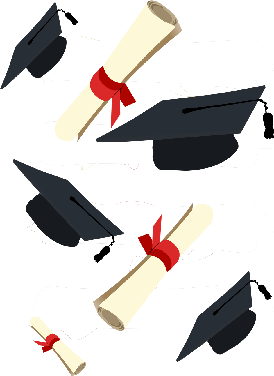 Graduation Ceremony Square Academic Cap Clip Art - Diy Graduation Card By Kids (1890x1417)