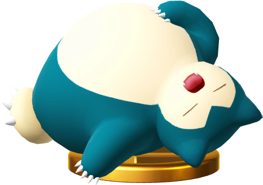 Snorlax Trophy Ssbwu - Snorlax Png Hd (512x512)