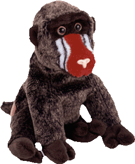 Cheeks The Baboon - Ty Beanie Baby - Cheeks The Baboon By Ty (350x350)