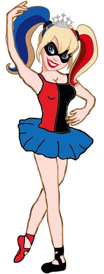Harley Quinn As A Ballerina By Darthranner83 - Ballet Dancer (341x899)