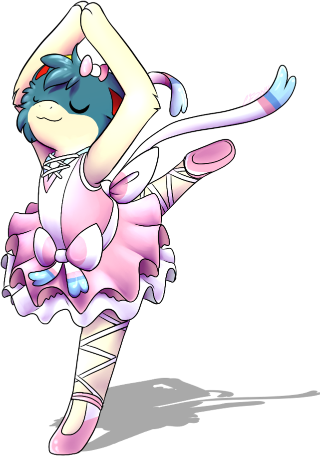 Sylveon Ballerina Spectre By Crystalfeza - Cartoon (800x964)